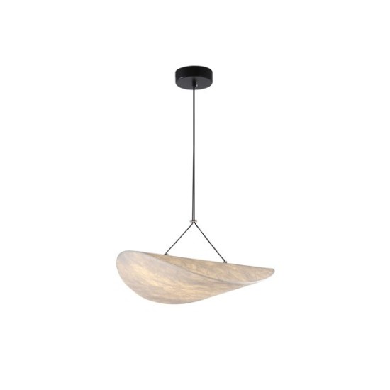 ΦΩΤΙΣΤΙΚΟ ΚΡΕΜΑΣΤΟ TYVEK ΜΟΝΟΦΩΤΟ LED 12W 540Lm 3000K Φ500mm ΛΕΥΚΟ ARTE ILLUMINA NEFI