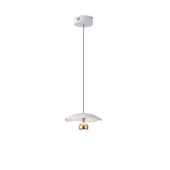 ΦΩΤΙΣΤΙΚΟ ΚΡΕΜΑΣΤΟ ΑΛΟΥΜΙΝΙΟ LED 8W 3000Κ 400Lm Φ230mm ΧΡΥΣΟ ARTE ILLUMINA ENIGMA
