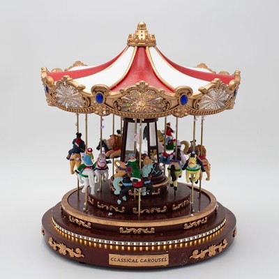 ΦΑΝΤΑΣΜΑΓΟΡΙΚΟ ΚΑΡΟΥΖΕΛ, ΜΕ ΦΩΣ, ΜΟΥΣΙΚΗ ΚΑΙ ΚΙΝΗΣΗ, ΜΕ ΜΕΤ/ΤΗ, 30x30x33.3cm