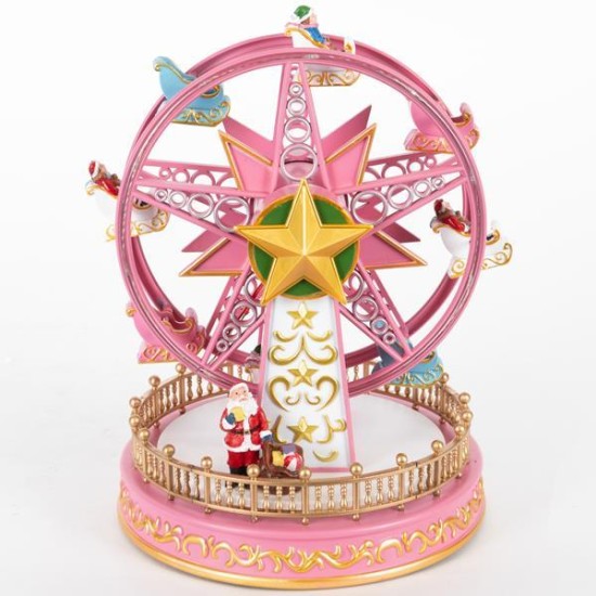 ΡΟΔΑ ΛΟΥΝΑ ΠΑΡΚ, ΡΟΖ, ΜΕ ΜΕΤ/ΤΗ, ΜΕ ΜΟΥΣΙΚΗ ΚΑΙ ΚΙΝΗΣΗ, 18x18x23,5cm