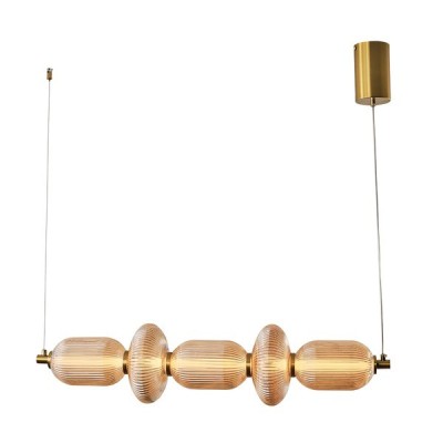 ΦΩΤΙΣΤΙΚΟ ΓΥΑΛΙ-ΜΕΤΑΛΛΟ LED 24W 1900Lm 3000K 250x860x1460mm TRIAC DIMMING ΜΕΛΙ ARTE ILLUMINA VERENA