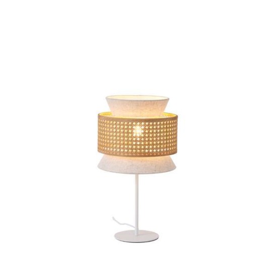 ΦΩΤΙΣΤΙΚΟ ΕΠΙΤΡΑΠΕΖΙΟ ΥΦΑΣΜΑ 1XE27 MAX 15W 260X460mm MΠΕΖ-MΑΤ ΛΕΥΚΟ ARTE ILLUMINA ISLA