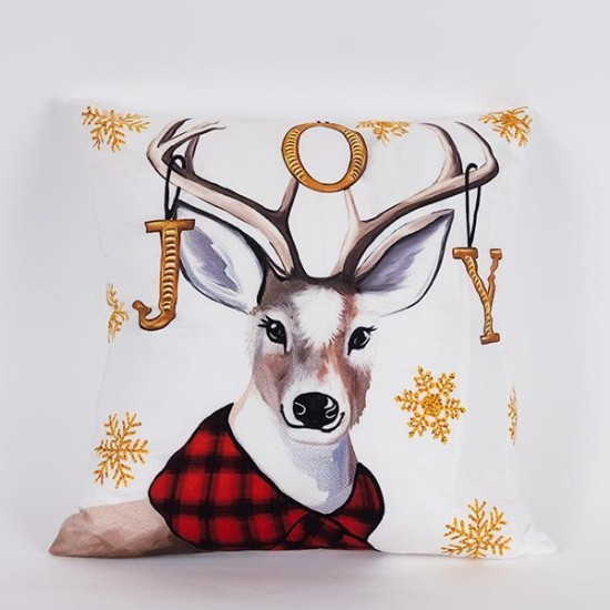 ΜΑΞΙΛΑΡΙ ΚΟΚΚΙΝΟ, ΜΕ ΤΑΡΑΝΔΟ, 45x45cm ΜΑΞΙΛΑΡΙ ΚΟΚΚΙΝΟ, ΜΕ ΤΑΡΑΝΔΟ, 45x45cm