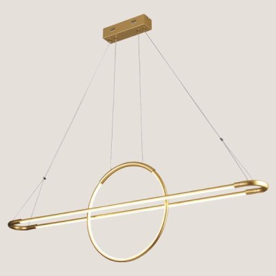 ΦΩΤΙΣΤΙΚΟ ΚΡΕΜΑΣΤΟ ΓΡΑΜΜΙΚΟ LED 45W 3000Κ ΧΡΥΣΟ