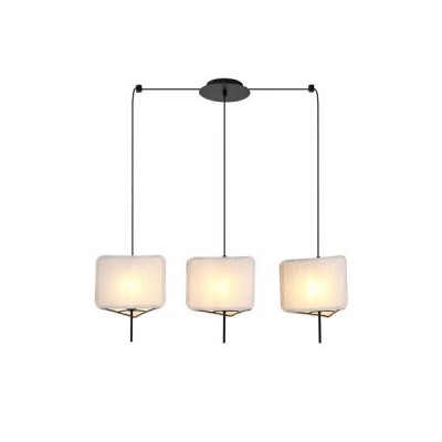 ΦΩΤΙΣΤΙΚΟ ΚΡΕΜΑΣΤΟ ΥΦΑΣΜΑ 3ΦΩΤΟ 3ΧΕ14 ΜΑΧ 15W 800Χ250Χ900mm  ΜΠΕΖ ARTE ILLUMINA TOSCANY