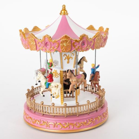 ΚΑΡΟΥΖΕΛ ΜΕ ΖΩΑΚΙΑ, ΡΟΖ, ΜΕ ΜΕΤ/ΤΗ, ΜΕ ΜΟΥΣΙΚΗ ΚΑΙ ΚΙΝΗΣΗ, 18.2x18.2x23,5cm ΚΑΡΟΥΖΕΛ ΜΕ ΖΩΑΚΙΑ, ΡΟΖ, ΜΕ ΜΕΤ/ΤΗ, ΜΕ ΜΟΥΣΙΚΗ ΚΑΙ ΚΙΝΗΣΗ, 18.2x18.2x23,5cm