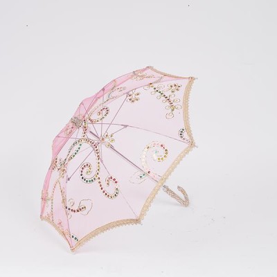 ΟΜΠΡΕΛΑ, ΡΟΖ ΟΡΓΑΝΤΖΑ, 41cm ΟΜΠΡΕΛΑ, ΡΟΖ ΟΡΓΑΝΤΖΑ, 41cm