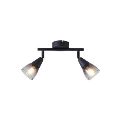 ΣΠΟΤ ΜΕΤΑΛΛΙΚΟ ΜΕ SMOKY ΓΥΑΛΙ 2ΦΩΤΟ 2XE14  220X80X165mm ARTE ILLUMINA CLASSY ΣΠΟΤ ΜΕΤΑΛΛΙΚΟ ΜΕ SMOKY ΓΥΑΛΙ 2ΦΩΤΟ 2XE14  220X80X165mm ARTE ILLUMINA CLASSY