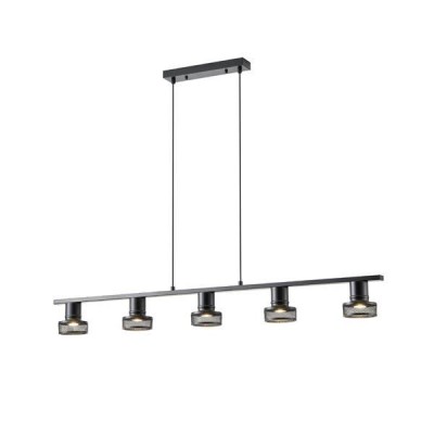 ΣΠΟΤ ΟΡΟΦΗΣ ΜΕ ΔΙΧΤΥ ΠΕΝΤΑΠΛΟ  GU10 1180X100X1180mm ΜΑΥΡΟ ARTE ILLUMINA SOLUN