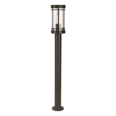 ΚΟΛΩΝΑΚΙ ΔΑΠΕΔΟΥ ΜΕΤΑΛΛΙΚΟ E27 105X105X800 IP44 ΜΑΥΡΟ