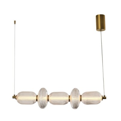 ΦΩΤΙΣΤΙΚΟ ΓΥΑΛΙ-ΜΕΤΑΛΛΟ LED 24W 1900Lm 3000K 250x860x1460mm TRIAC DIMMING ARTE ILLUMINA VERENA