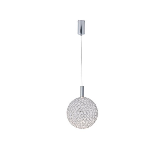 ΦΩΤΙΣΤΙΚΟ ΜΕΤΑΛΛΟ ΜΟΝΟΦΩΤΟ ΟΒΑΛ  LED 6,3W 3000K 648Lm Φ20x1588mm ΑΣΗΜΙ ARTE ILLUMINA PERFORATO