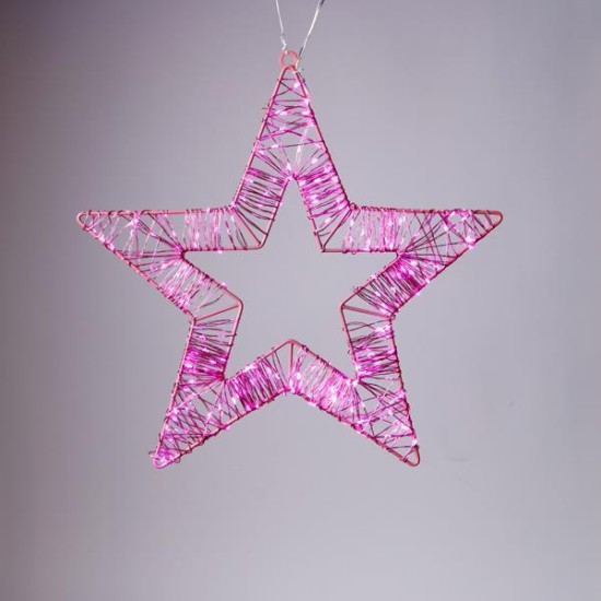 ΑΣΤΕΡΙ ΦΩΤΙΖΟΜΕΝΟ 35cm, 200LED, 4,5V ΜΕΤΑΣΧΗΜΑΤΙΣΤΗ, ΡΟΖ IP44 ΑΣΤΕΡΙ ΦΩΤΙΖΟΜΕΝΟ 35cm, 200LED, 4,5V ΜΕΤΑΣΧΗΜΑΤΙΣΤΗ, ΡΟΖ IP44