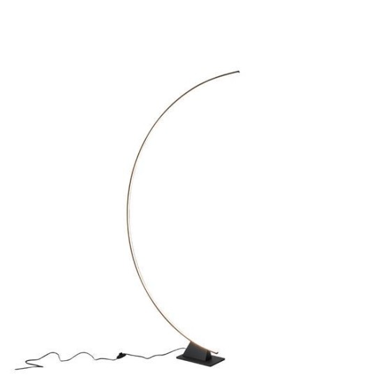 ΦΩΤΙΣΤΙΚΟ ΕΠΙΔΑΠΕΔΙΟ METAΛΛIKO LED 45W 3000K 4500Lm 6300X1950mm ΜΑΥΡΟ ARTE ILLUMINA MEDIA LUNA