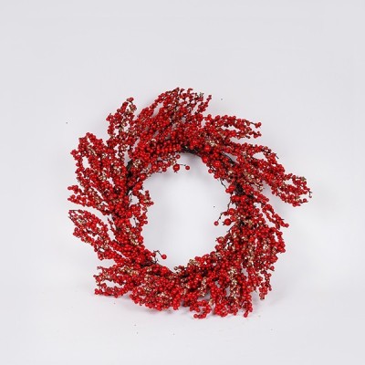 ΣΤΕΦΑΝΙ, ΜΕ ΚΟΚΚΙΝΑ ΚΑΙ ΣΑΜΠΑΝΙ BERRIES, 40cm ΣΤΕΦΑΝΙ, ΜΕ ΚΟΚΚΙΝΑ ΚΑΙ ΣΑΜΠΑΝΙ BERRIES, 40cm