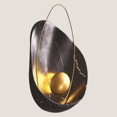 ΑΠΛΙΚΑ ΤΟΙΧΟΥ LED 5W ΜΑΥΡΟ