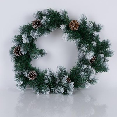 ΣΤΕΦΑΝΙ ΜΕ ΧΙΟΝΙΣΜΕΝΟ ΜΕ ΚΟΥΚΟΥΝΑΡΙΑ, 50cm ΣΤΕΦΑΝΙ ΜΕ ΧΙΟΝΙΣΜΕΝΟ ΜΕ ΚΟΥΚΟΥΝΑΡΙΑ, 50cm