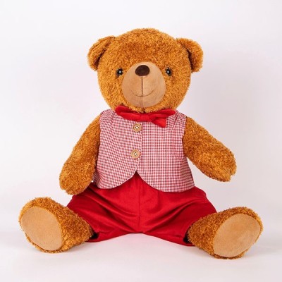 ΑΡΚΟΥΔΑΚΙ ΜΕ ΡΟΖ ΚΑΡΟ ΓΙΛΕΚΟ, ΚΑΘΙΣΤΟ, 40cm