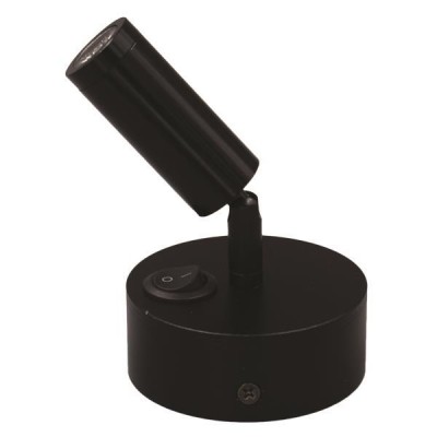 ΣΠΟΤ ΕΞΩΤΕΡΙΚΟ ΚΙΝΗΤΟ 3W LED 3000K ΜΑΥΡΟ PLUS ARTE ILLUMINA ARISTON 1