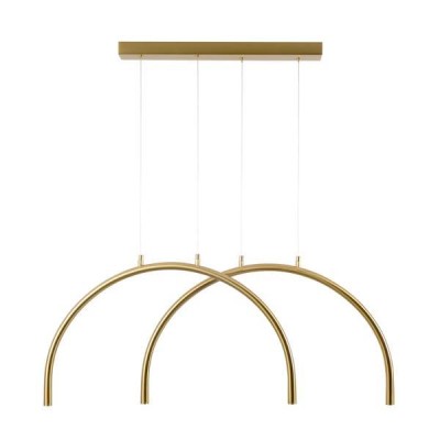 ΦΩΤΙΣΤΙΚΟ ΚΡΕΜΑΣΤΟ AΛΟΥΜΙΝΙΟ-METAΛΛΟ 2ΦΩΤΟ LED 10W 896Lm 3000K 840X20X1500mm ΜΠΡΟΝΖΕ  APSIS