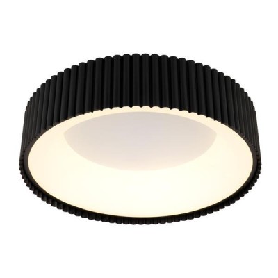 ΠΛΑΦΟΝΙΕΡΑ ΜΕΤΑΛΛΙΚΗ LED 30W 3000K 2262Lm  Φ460mm ΜΑΥΡΟ ARTE ILLUMINA HALLO