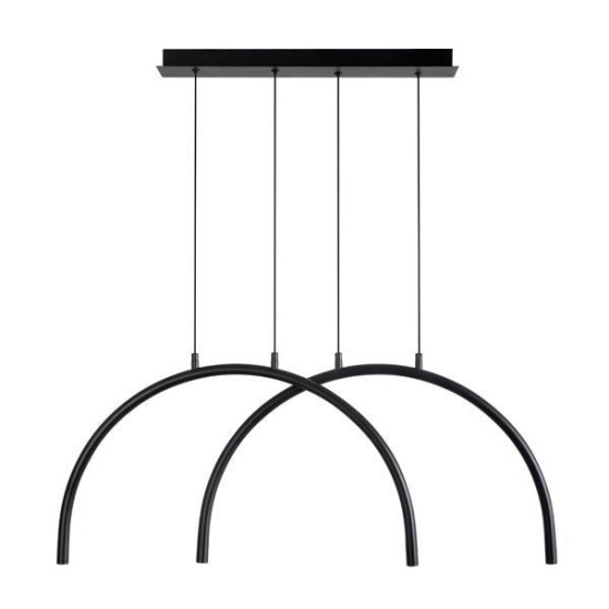 ΦΩΤΙΣΤΙΚΟ ΚΡΕΜΑΣΤΟ AΛΟΥΜΙΝΙΟ-METAΛΛΟ 2ΦΩΤΟ LED 10W 896Lm 3000K 840X20X1500mm ΜΑΥΡΟ  APSIS