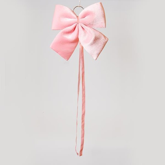 ΦΙΟΓΚΟΣ, ΒΕΛΟΥΔΙΝΟΣ ΡΟΖ, ΜΕ ΚΟΡΔΕΛΑ, 34cm