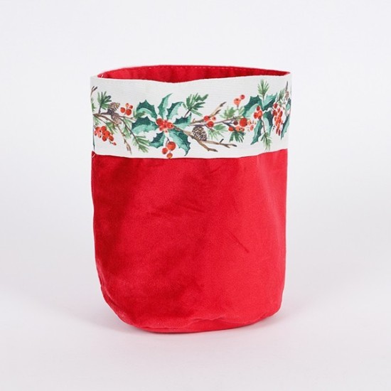 ΚΑΛΑΘΑΚΙ ΜΕ ΣΤΕΦΑΝΑΚΙ, ΥΦΑΣΜΑΤΙΝΟ, 18x22cm ΚΑΛΑΘΑΚΙ ΜΕ ΣΤΕΦΑΝΑΚΙ, ΥΦΑΣΜΑΤΙΝΟ, 18x22cm