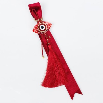 ΚΡΕΜΑΣΤΟ ΓΟΥΡΙ, ΜΠΟΡΝΤΟ, ΜΕ ΒΕΛΟΥΔΙΝΗ ΚΟΡΔΕΛΑ ΚΑΙ ΜΑΤΙ, 35cm