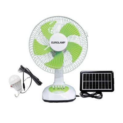 ΑΝΕΜΙΣΤΗΡΑΣ ΕΠΙΤΡΑΠΕΖΙΟΣ ΛΕΥΚΟ-ΠΡΑΣΙΝΟ Φ34.5 10W ΕΠ/ΝΟΣ ΜΕ ΗΛΙΑΚΟ ΠΑΝΕΛ ΚΑΙ ΛΑΜΠΑ