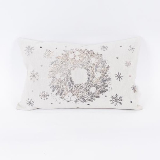 ΜΑΞΙΛΑΡΙ ΜΠΕΖ, ΜΕ ΜΕΤΑΛΛΙΚΟ ΤΥΠΩΜΑ ΣΤΕΦΑΝΑΚΙ, 30x50cm ΜΑΞΙΛΑΡΙ ΜΠΕΖ, ΜΕ ΜΕΤΑΛΛΙΚΟ ΤΥΠΩΜΑ ΣΤΕΦΑΝΑΚΙ, 30x50cm