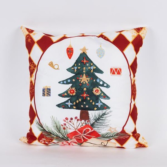 ΜΑΞΙΛΑΡΙ, ΚΟΚΚΙΝΟ, ΜΕ ΔΕΝΤΡΑΚΙ, 45x45cm ΜΑΞΙΛΑΡΙ, ΚΟΚΚΙΝΟ, ΜΕ ΔΕΝΤΡΑΚΙ, 45x45cm