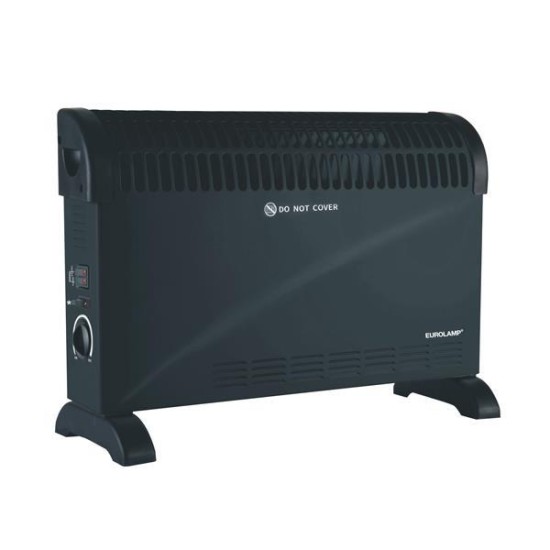 ΘΕΡΜΑΝΤΙΚΟ ΣΩΜΑ CONVECTOR ΜΑΥΡΟ ΜΕ TURBO 2000W