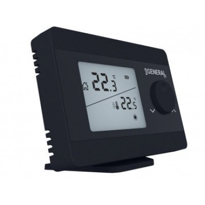 ΑΣΥΡΜΑΤΟΣ  ΨΗΦΙΑΚ.ΗΛΕΚΤΡ.ΘΕΡΜ/ΤΗΣ ΧΩΡ. ΘΕΡΜΑΝΣΗΣ/ΨΥΞΗΣ ΜΕ ΦΩΤΙΖ/ΝΗ ΟΘΟΝΗ (ΜΑΥΡΟΣ)