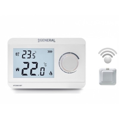 ΑΣΥΡΜΑΤΟΣ  ΨΗΦΙΑΚ.ΗΛΕΚΤΡ.ΘΕΡΜ/ΤΗΣ ΧΩΡ. ΘΕΡΜΑΝΣΗΣ/ΨΥΞΗΣ ΜΕ ΦΩΤΙΖ/ΝΗ ΟΘΟΝΗ (ΛΕΥΚΟΣ)