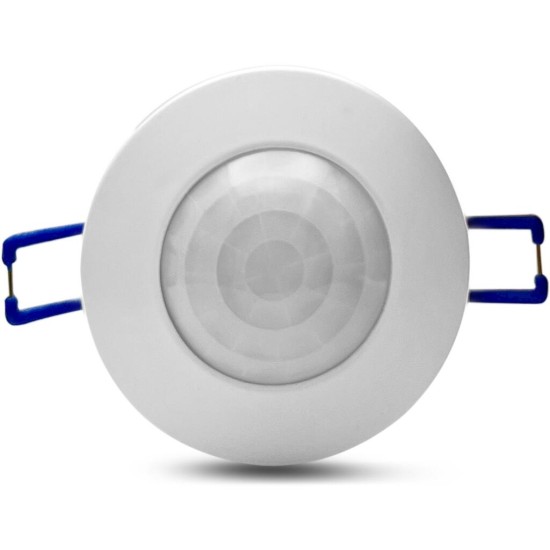 Χωνευτός ανιχνευτής κίνησης IR 400W 360° 8m IP44 λευκός