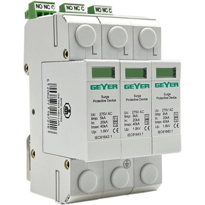 Αντικεραυνικό AC 3P τύπος Τ1 +Τ2 500760