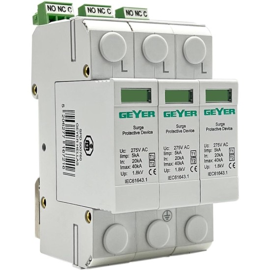 Αντικεραυνικό AC 3P τύπος Τ1 +Τ2 500760