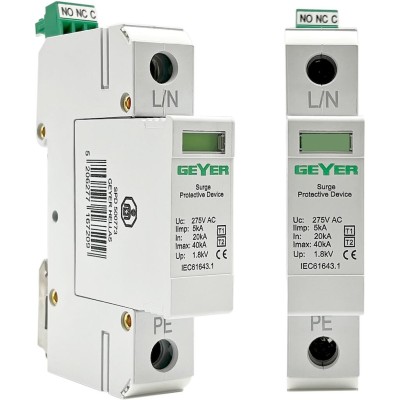 Αντικεραυνικό AC 1P τύπος Τ1 +Τ2 500773