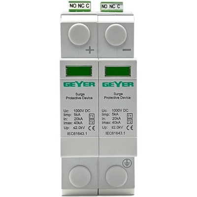 Aντικεραυνικό DC 2P τύπος T1+T2 1000V 501655