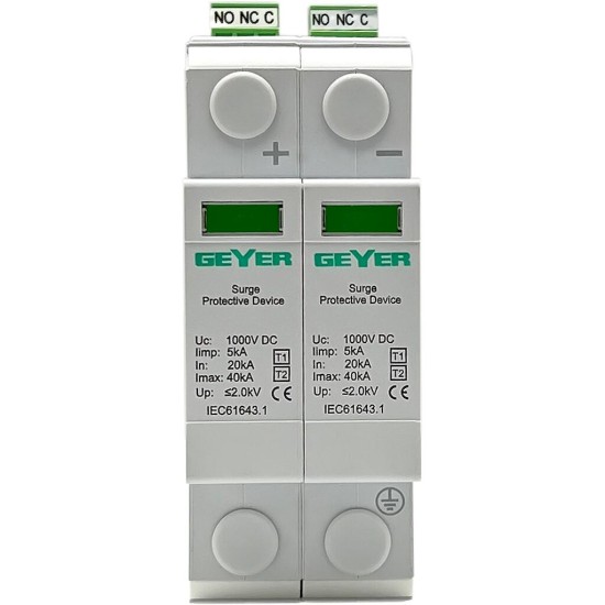 Aντικεραυνικό DC 2P τύπος T1+T2 1000V 501655