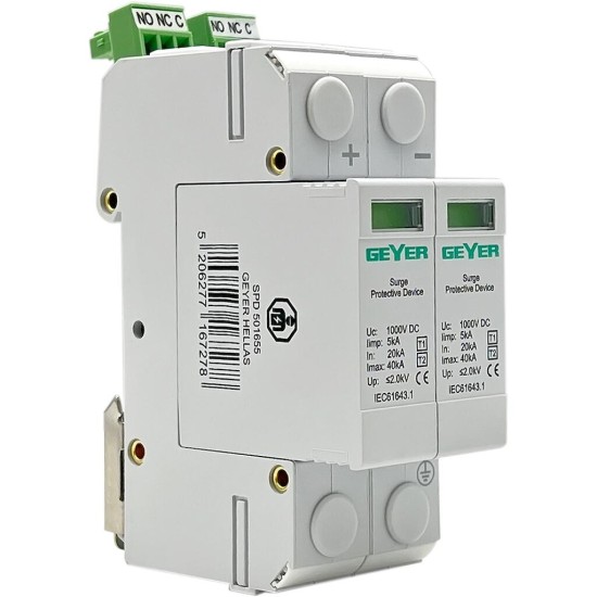 Aντικεραυνικό DC 2P τύπος T1+T2 1000V 501655