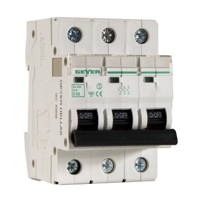 Ασφάλεια 3P 32A C Ασφάλεια 3P 32A C