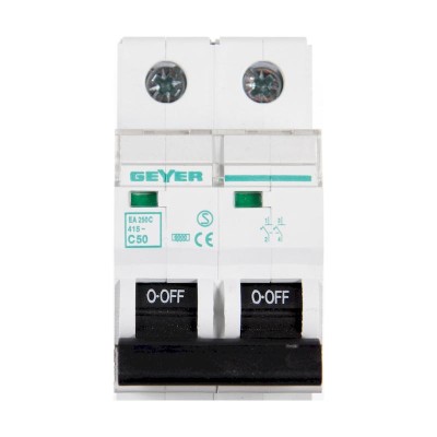 Ασφάλεια 2P 50A C Ασφάλεια 2P 50A C