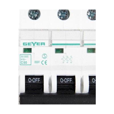 Ασφάλεια 3P 50A C Ασφάλεια 3P 50A C