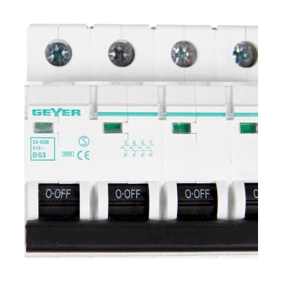 Ασφάλεια 4P 63A B Ασφάλεια 4P 63A B