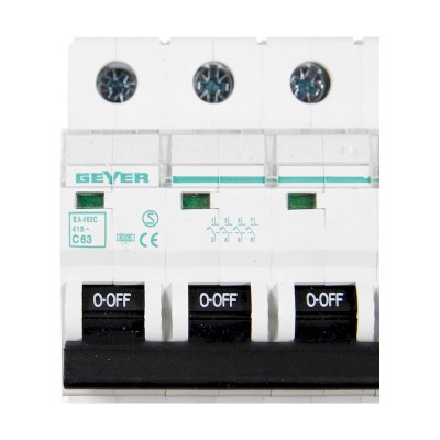 Ασφάλεια 4P 63A C Ασφάλεια 4P 63A C