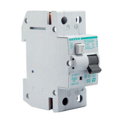 Ρελέ διαφ. με Ασφάλεια 2P 40Α 30mA C