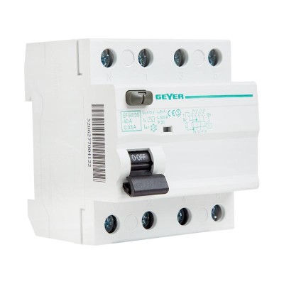 Ρελέ διαφυγής 4P 40A 30mA AC Ρελέ διαφυγής 4P 40A 30mA AC