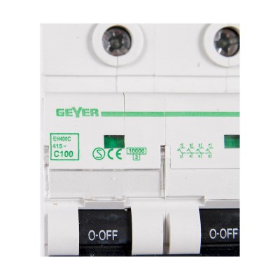 Ασφ. βιομηx. τύπου 4P 100A C Ασφ. βιομηx. τύπου 4P 100A C